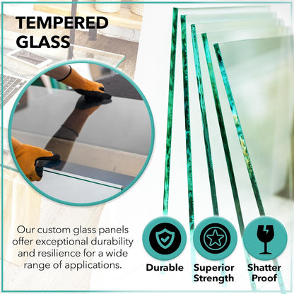 Suncraft Custom Cut Tempered Glass Panels