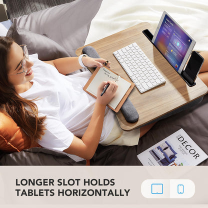 CushyLap Desk: Portable Laptop Stand & Storage