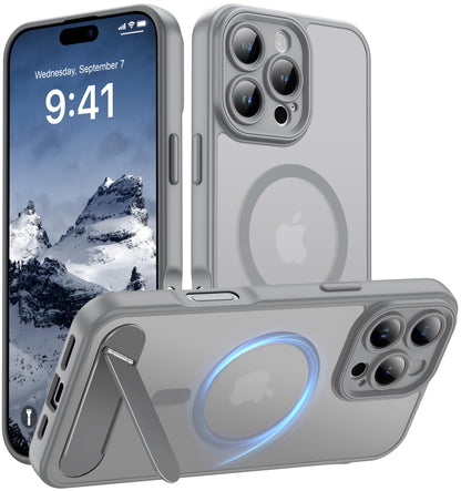 for Google Pixel 11/Pixel 11 Pro Case, Built-in Stand, Black