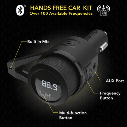 Scosche DriveConnect: Bluetooth FM & Dual USB Charger