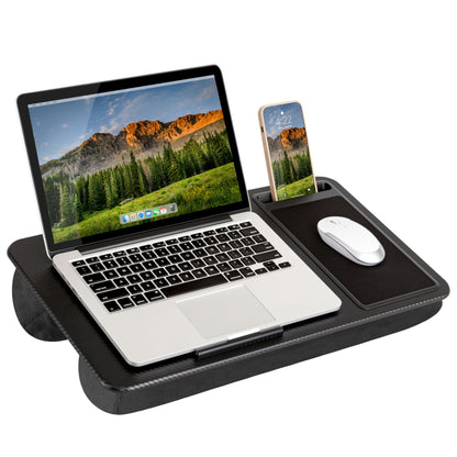 PinkComfort Lap Desk: Device Ledge & Phone Holder