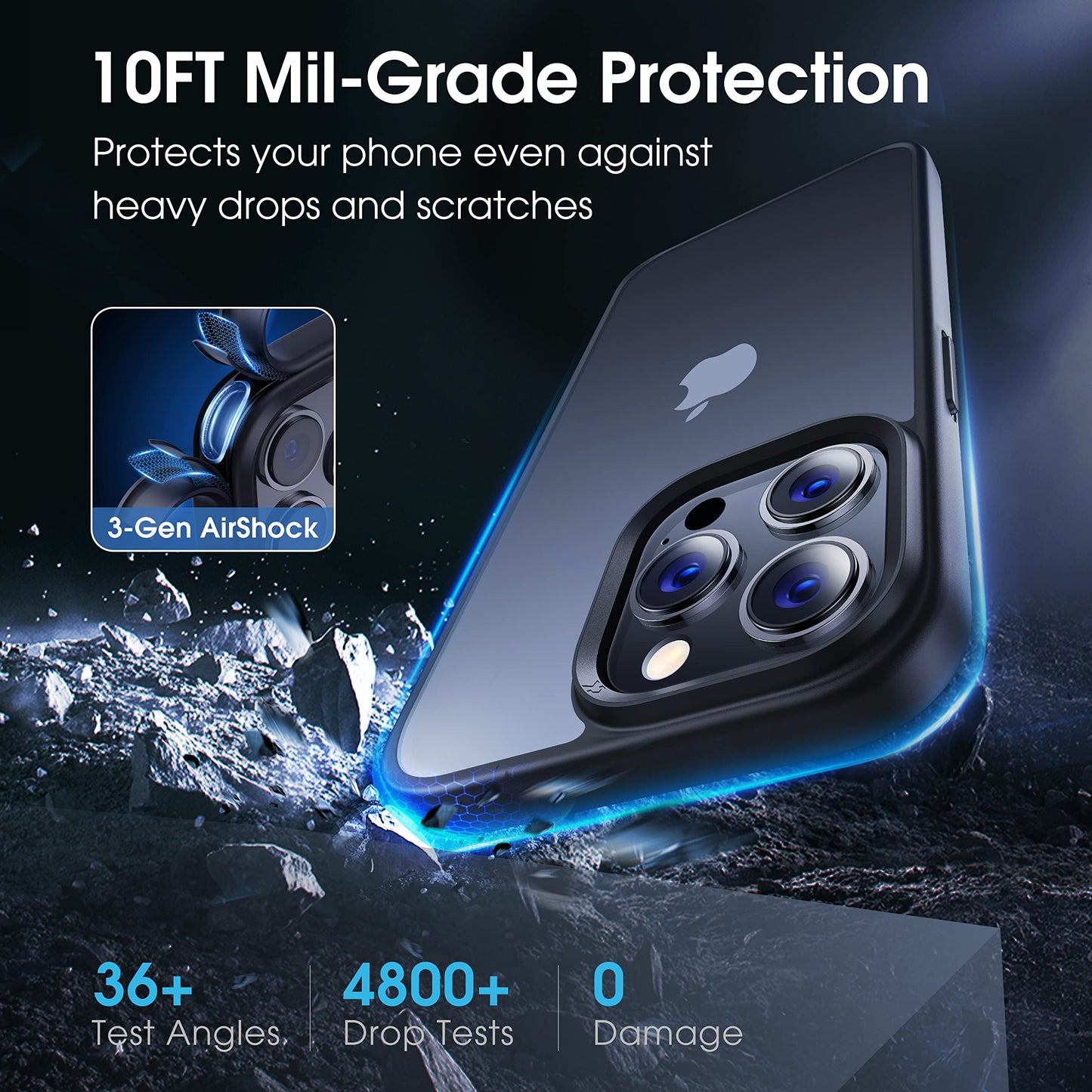 CrystalGuard i12 Pro Max Clear Case