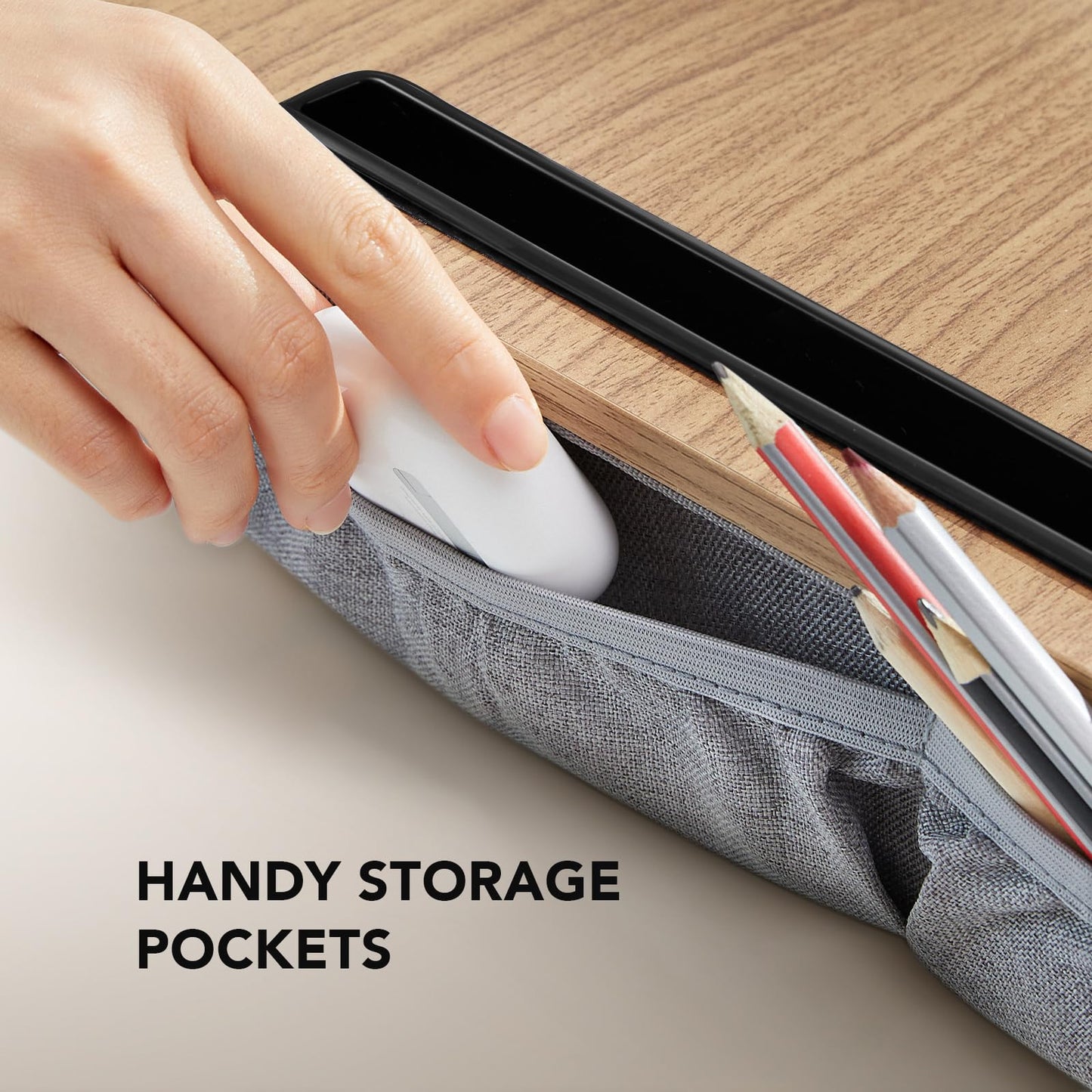 CushyLap Desk: Portable Laptop Stand & Storage