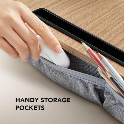 CushyLap Desk: Portable Laptop Stand & Storage