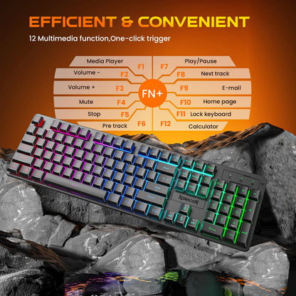 Redragon K521X: RGB Gamer's Mechanical-Feel Keyboard