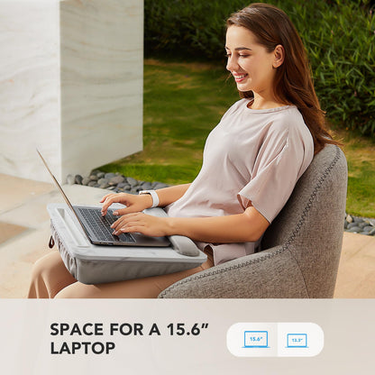 CushyLap Desk: Portable Laptop Stand & Storage