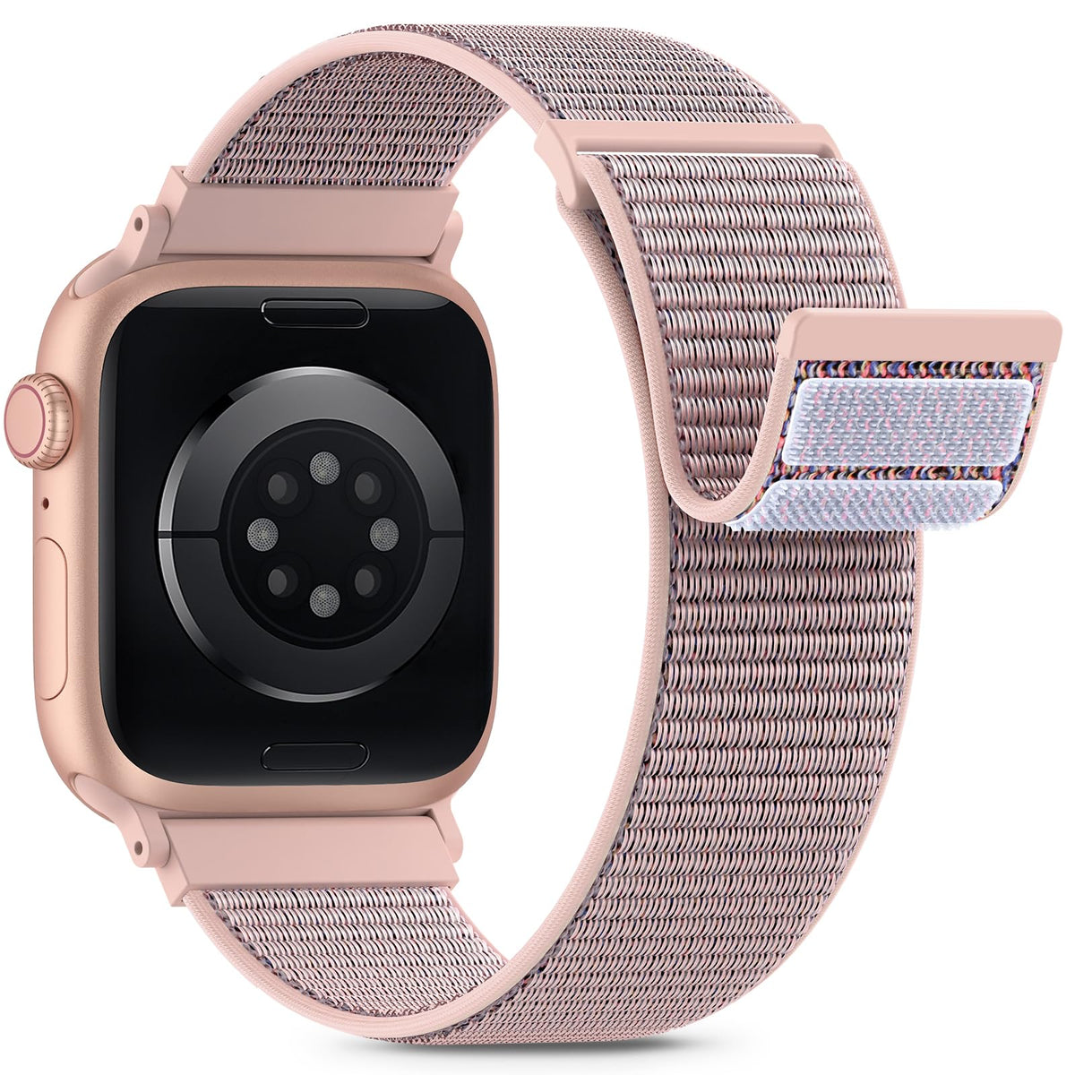 Nylon Loop Sport Band Compatible with Apple Watch Bands 44mm 45mm 46mm 49mm 42mm for Women Men, iWatch Wrist Straps for Ultra 3 2, Se, Series 11 10 9 8 7, Breathable, Soft Band Ideal for Outdoor