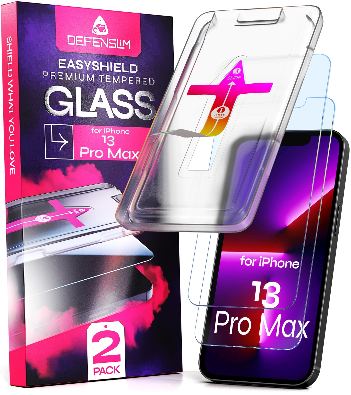 Defenslim iPhone 15 Pro Screen Protector 2-Pack