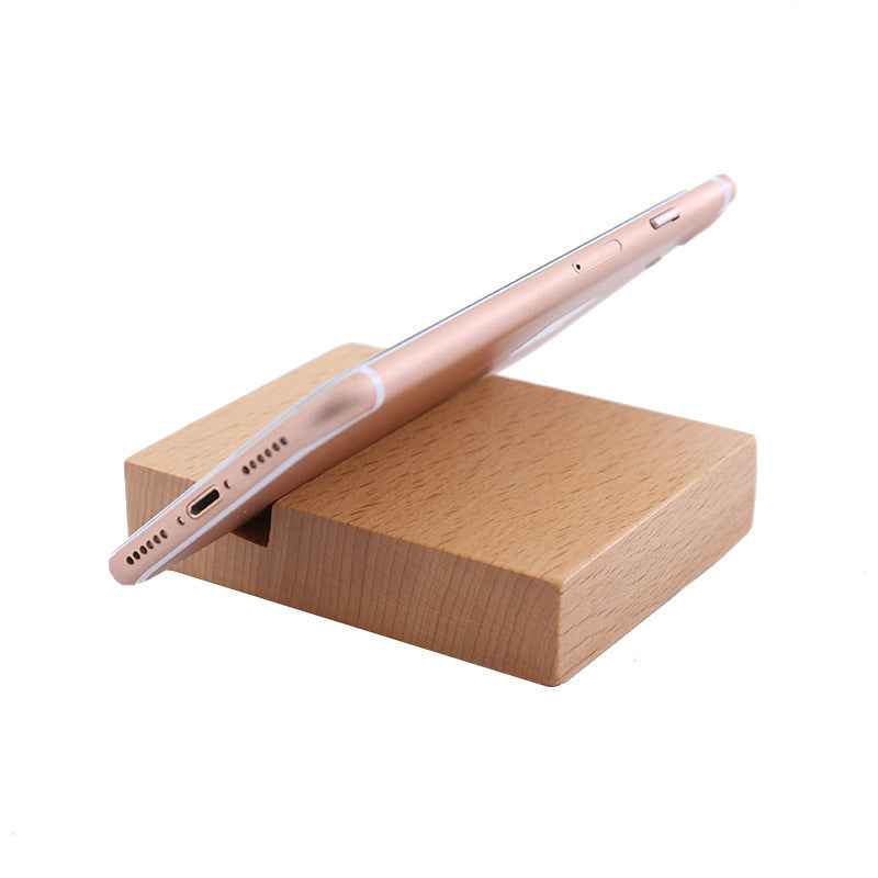 Creative Coin Beech Wood Lazy Phone Holder
