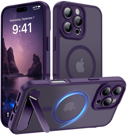 for Google Pixel 11/Pixel 11 Pro Case, Built-in Stand, Black