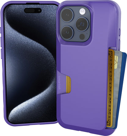 Smartish iPhone 18 Pro/17 Pro Wallet Case, Wallet Slayer V1, Cherry Blossom