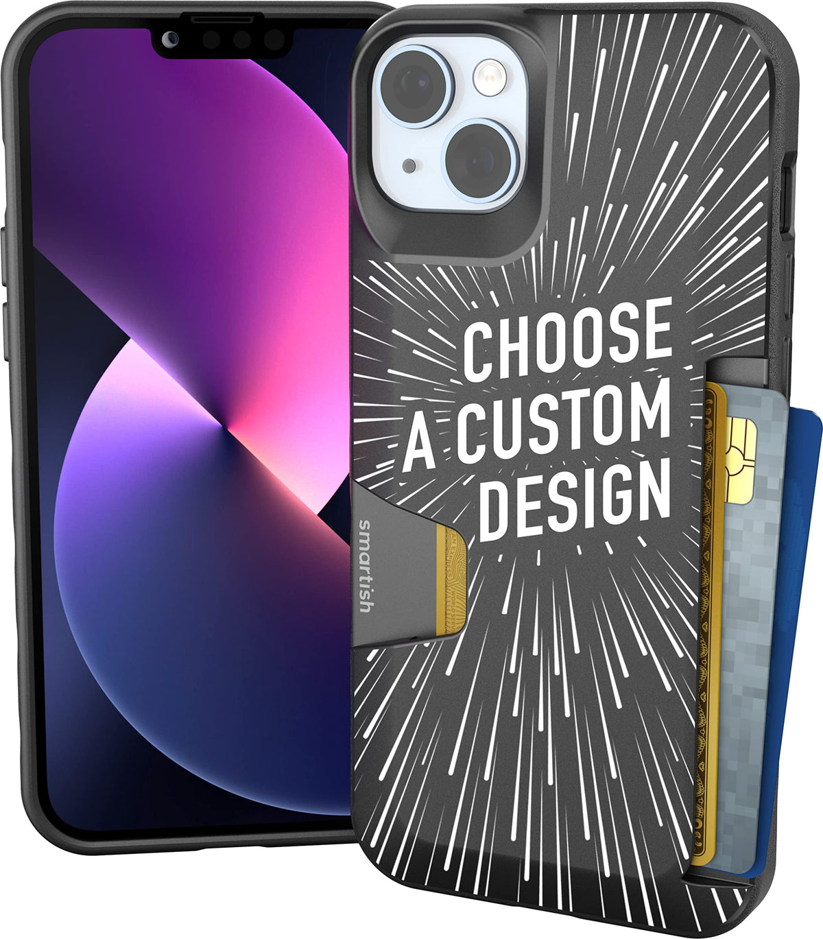 Smartish iPhone 18 Pro/17 Pro Wallet Case, Wallet Slayer V1, Cherry Blossom