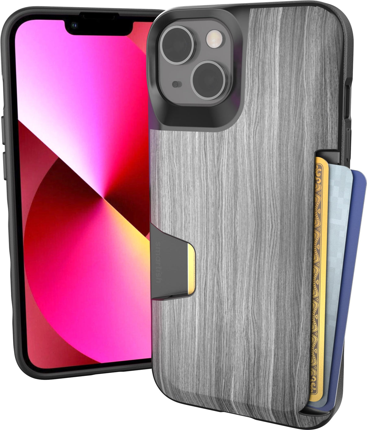 Smartish iPhone 18 Pro/17 Pro Wallet Case, Wallet Slayer V1, Cherry Blossom
