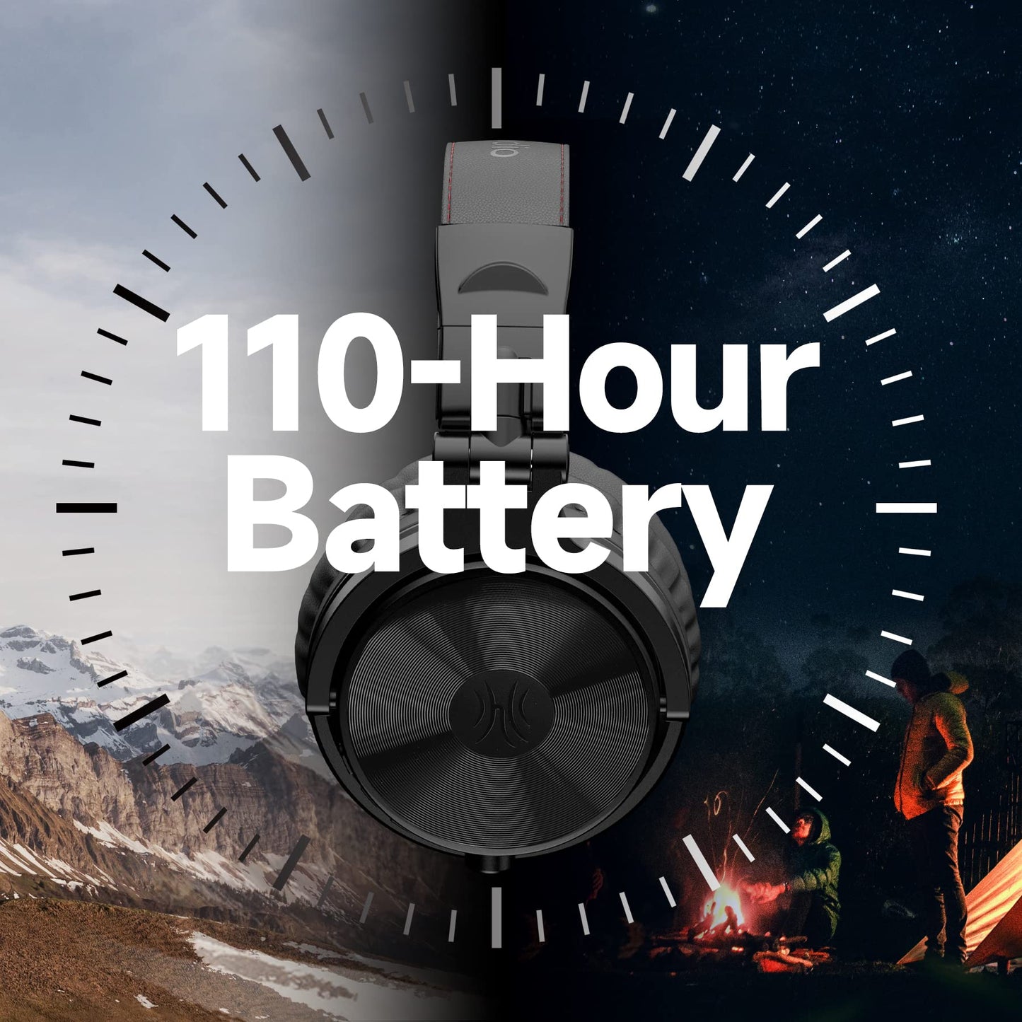 OneOdio ProC: 110Hr Bluetooth Foldable Bass Headset