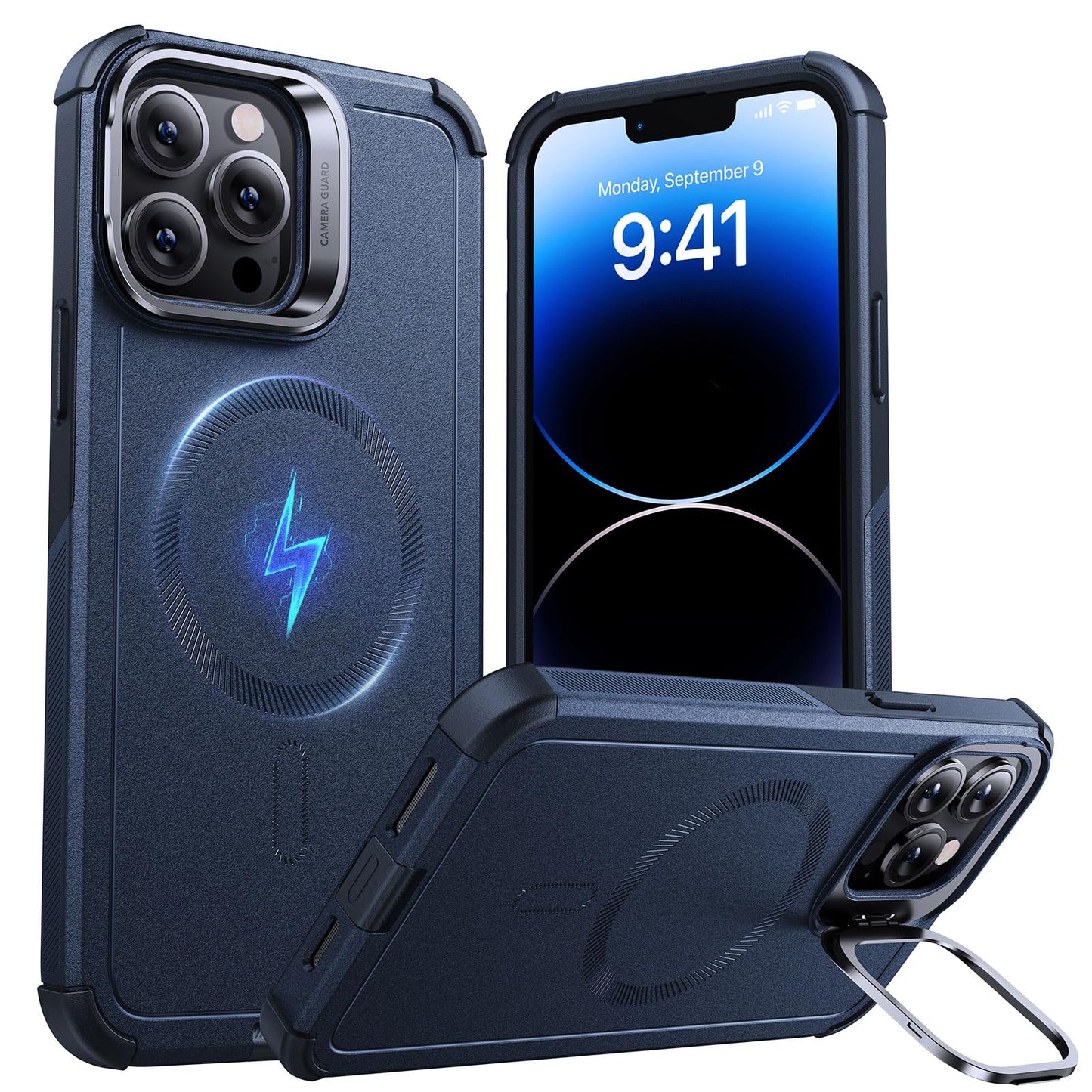 ESR Air Armor: Clear Black Military-Grade iPhone Case