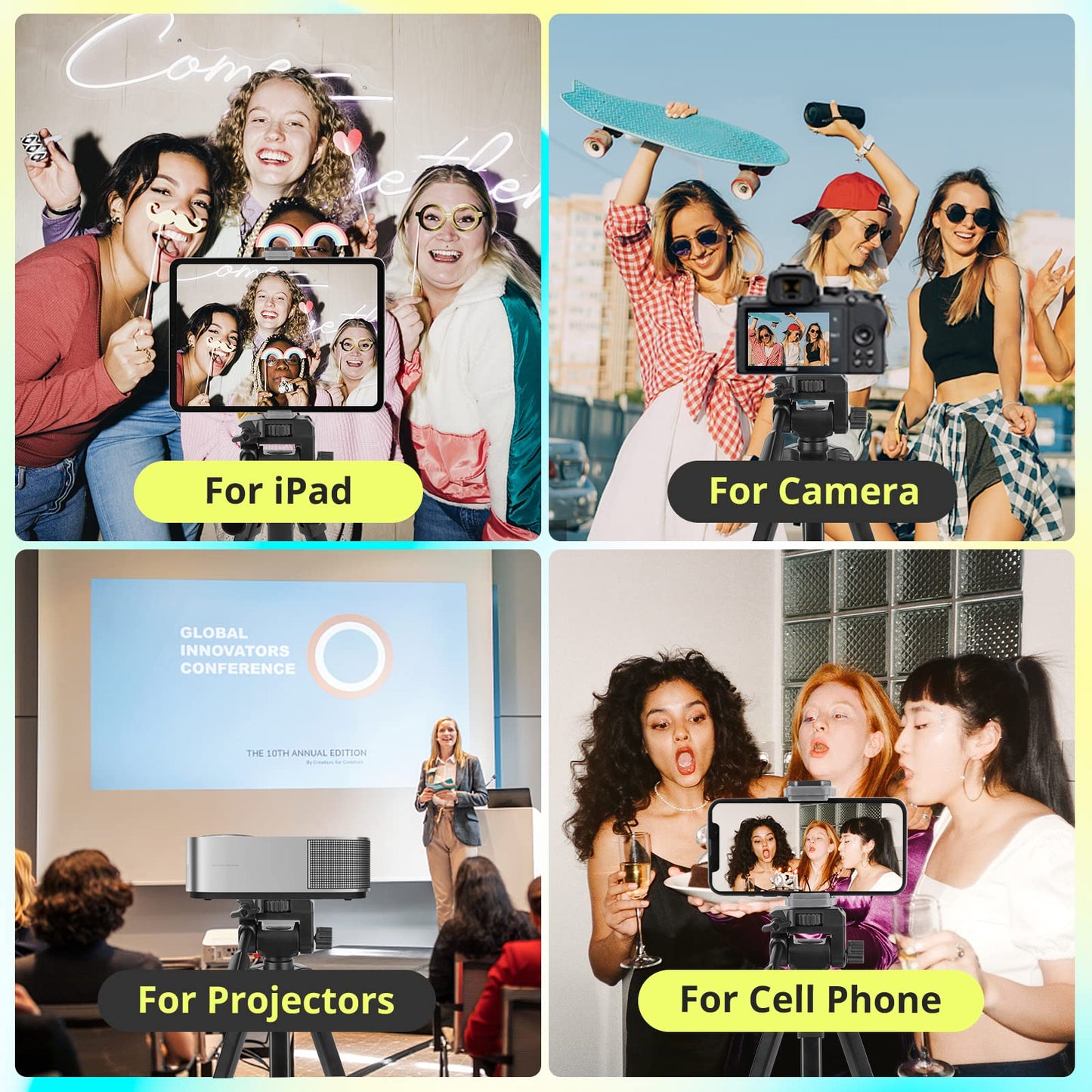 Sensyne ProTripod: 64 Versatile Phone & iPad Stand - Small Enterprise