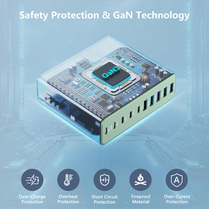 PowerHub 320: High-Speed 10-Port USB-C Charger