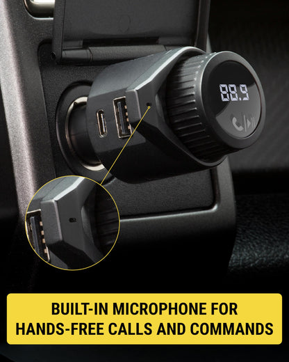 Scosche DriveConnect: Bluetooth FM & Dual USB Charger
