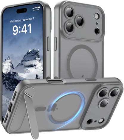for Google Pixel 11/Pixel 11 Pro Case, Built-in Stand, Black