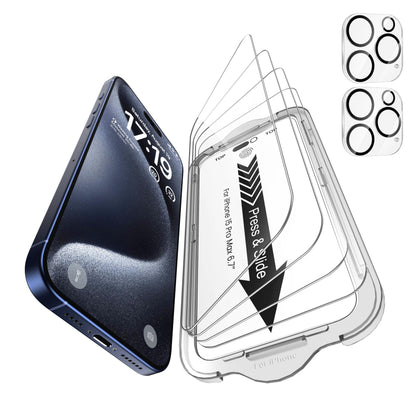 iPhone 13 4-Pack Privacy Glass Shield - Military Grade - Small Enterprise