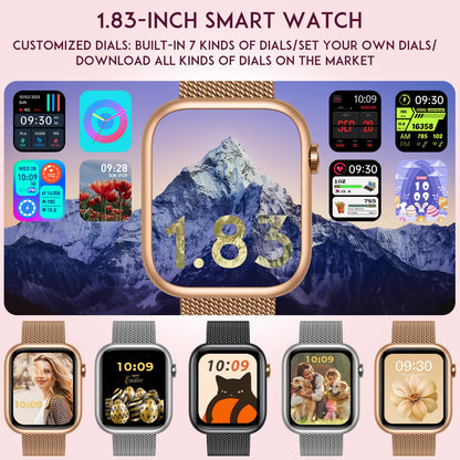 GoldFit Smartwatch: Women's Fitness Tracker & Caller - Small Enterprise