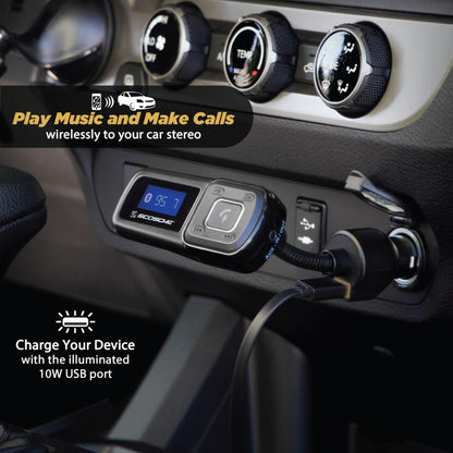 Scosche DriveConnect: Bluetooth FM & Dual USB Charger