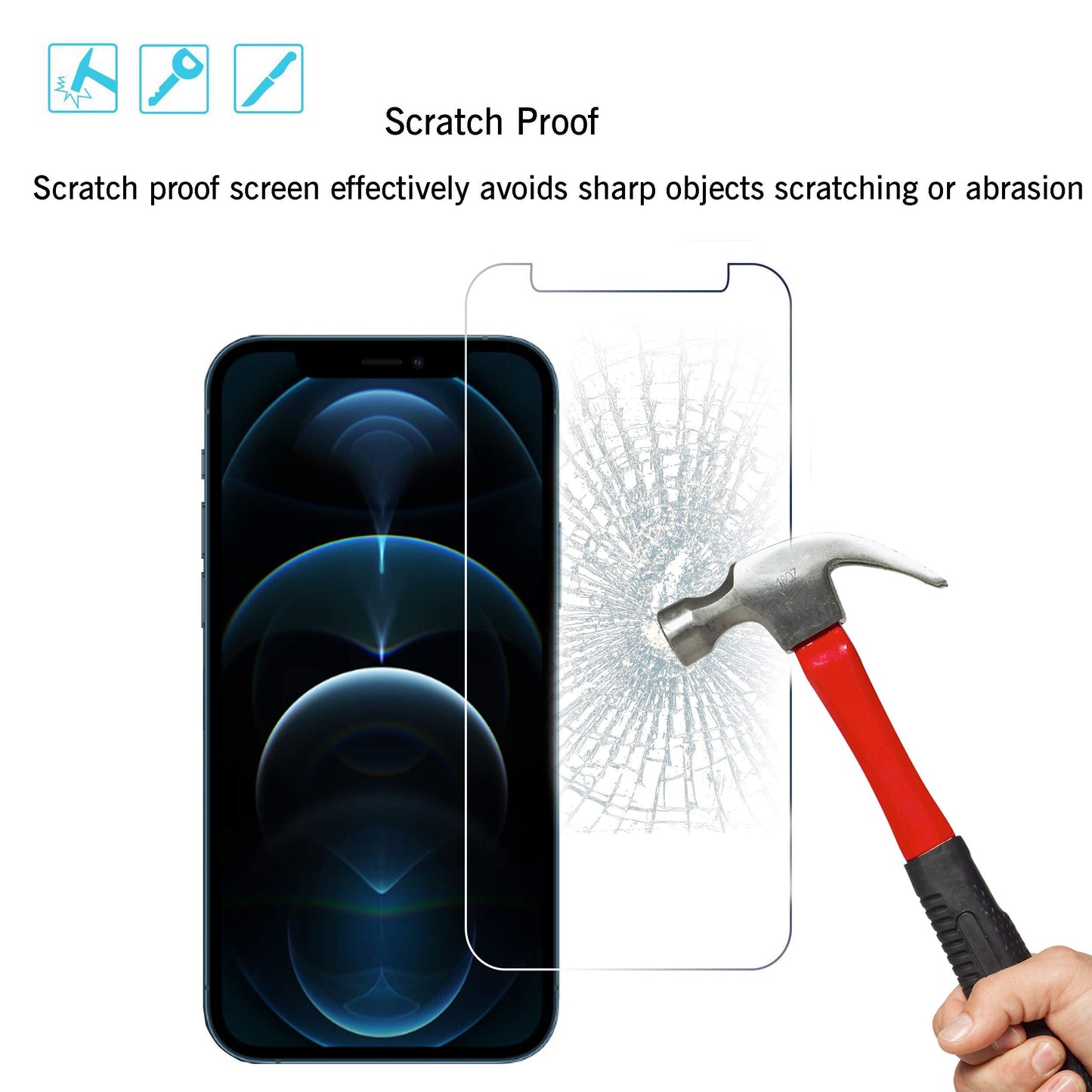 Ailun iPhone 16/15/15 Pro 6.1 Screen Protector 3-Pack