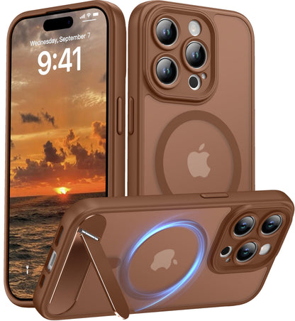 for Google Pixel 11/Pixel 11 Pro Case, Built-in Stand, Black