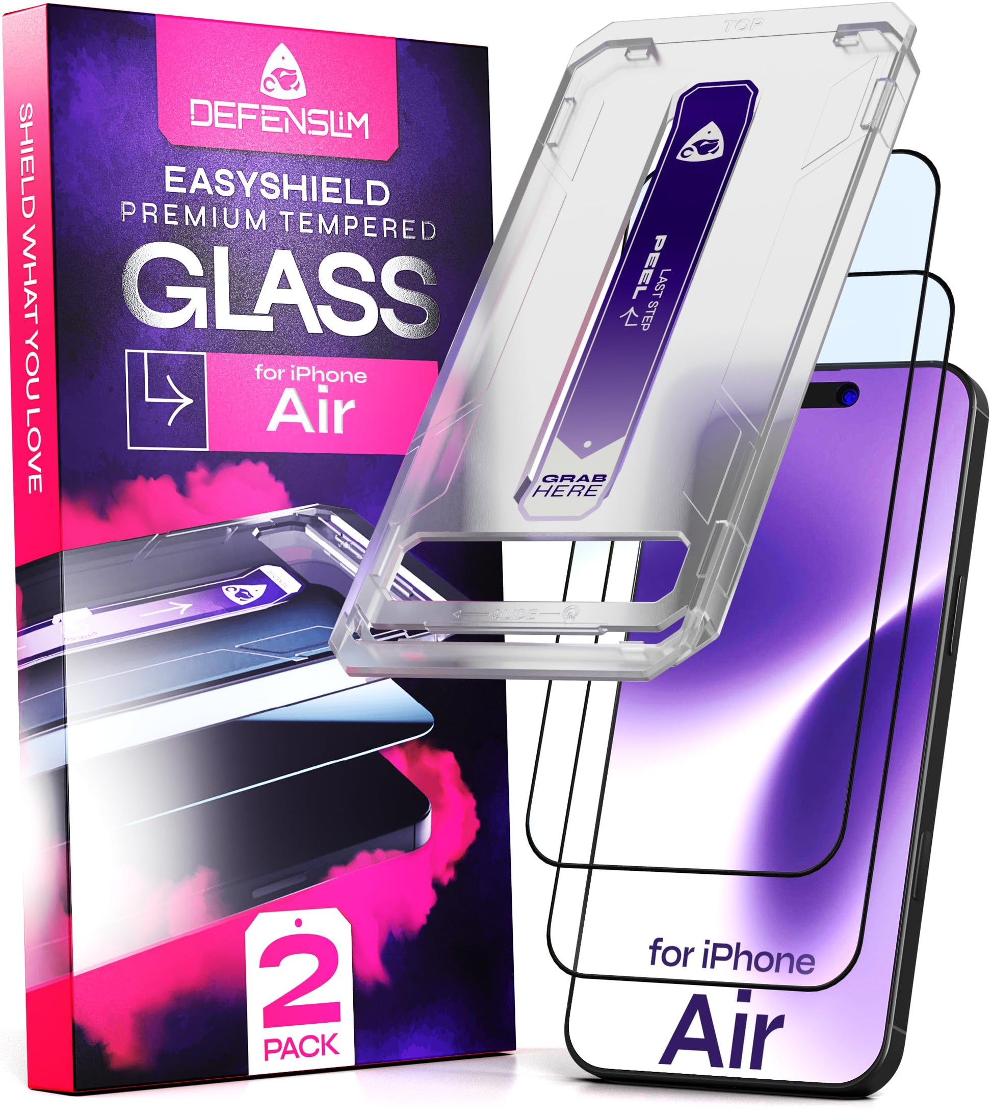 Defenslim iPhone 15 Pro Screen Protector 2-Pack