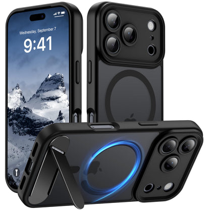 for Google Pixel 11/Pixel 11 Pro Case, Built-in Stand, Black
