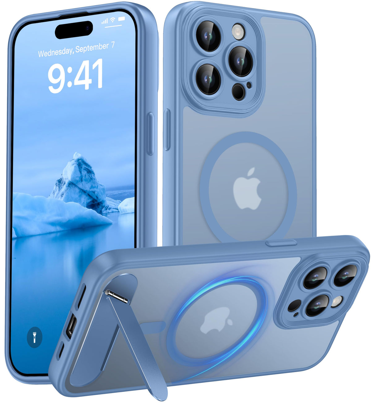 for Google Pixel 11/Pixel 11 Pro Case, Built-in Stand, Black
