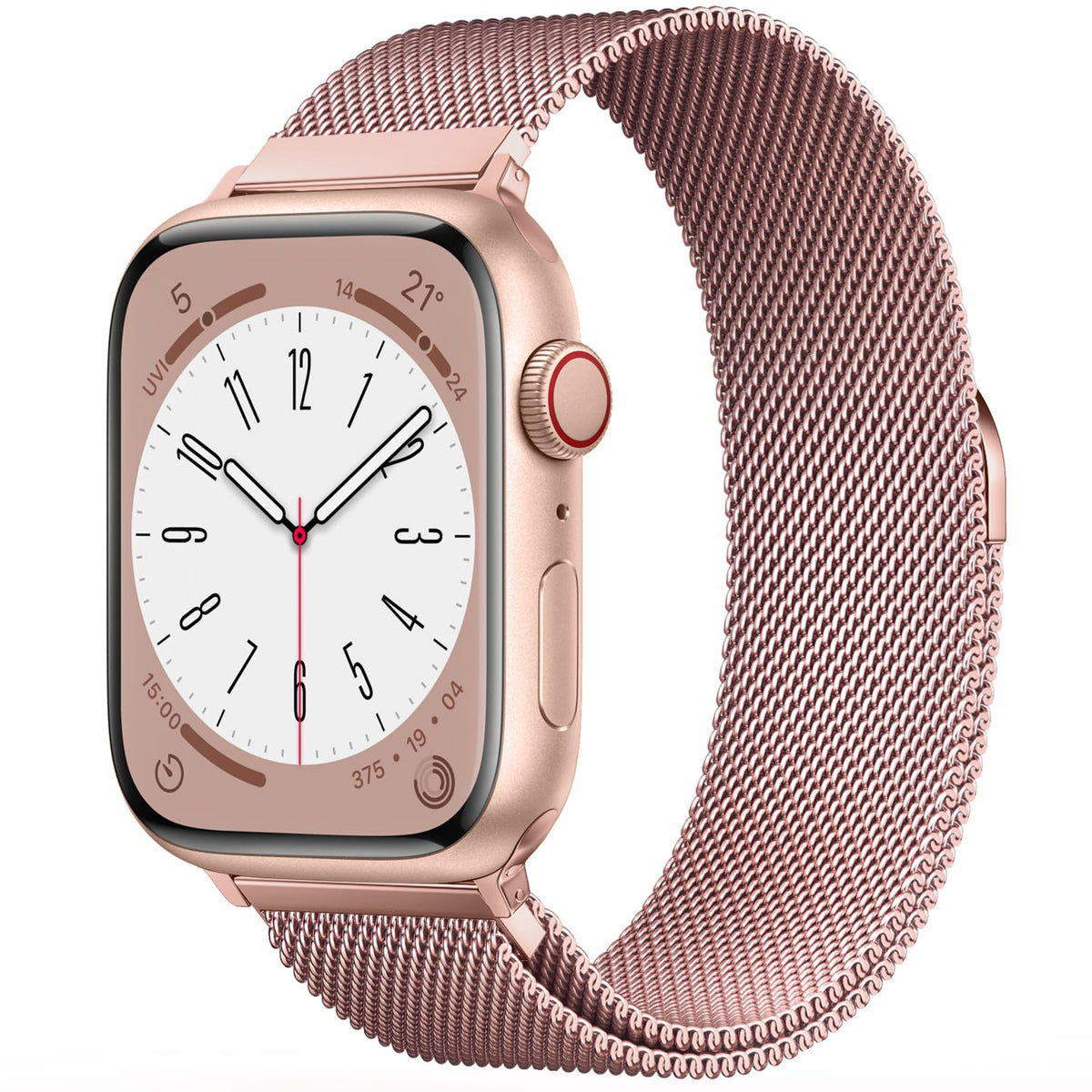 Original Stainless Steel Loop for Apple Watch Band 38mm 40mm 41mm 42mm 44mm 45mm 49mm, Magnetic Clasp Replacement Bands for iwatch Series Ultra SE 8 7 6 5 4 3 2 1, Women & Men Watch Strap for Apple