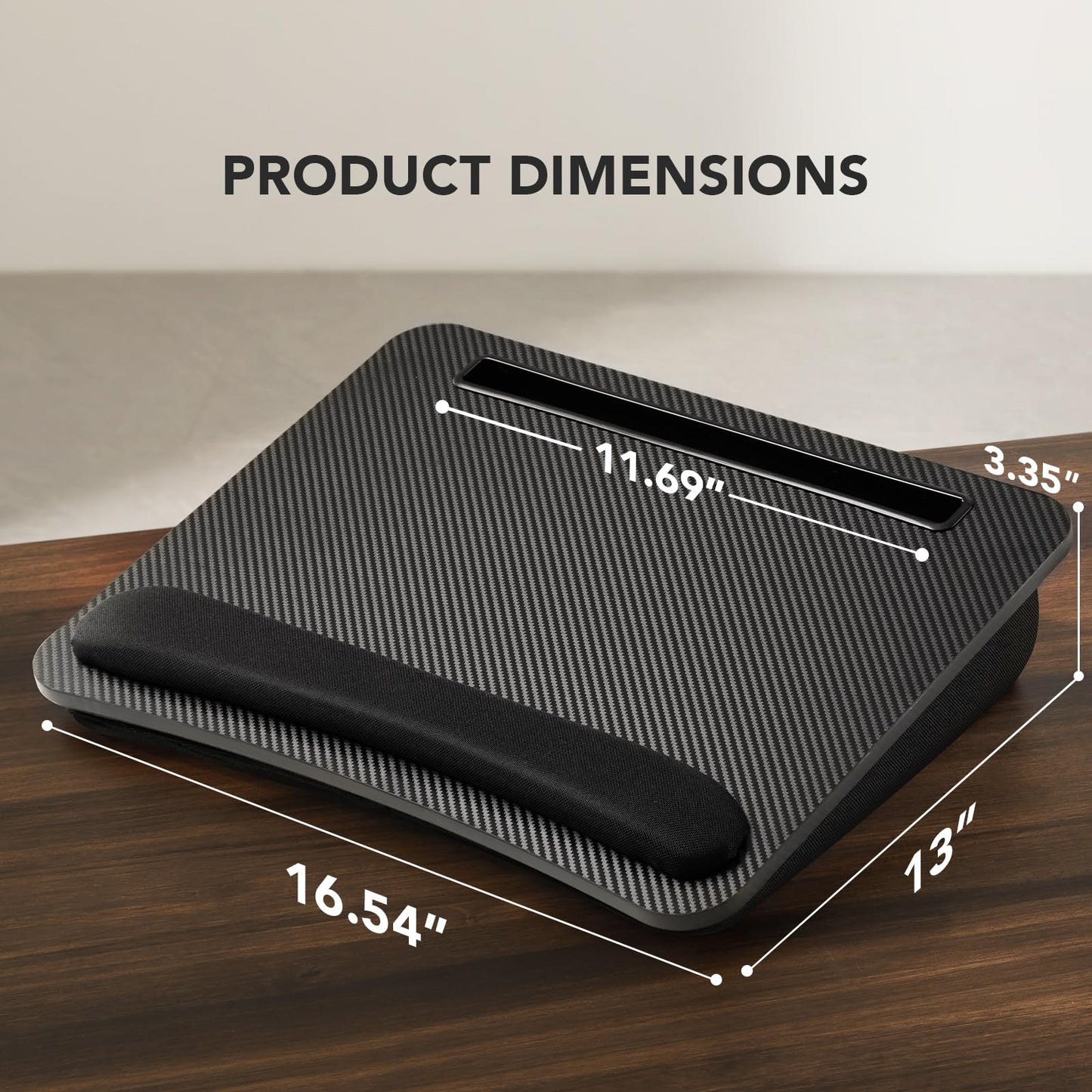 CushyLap Desk: Portable Laptop Stand & Storage