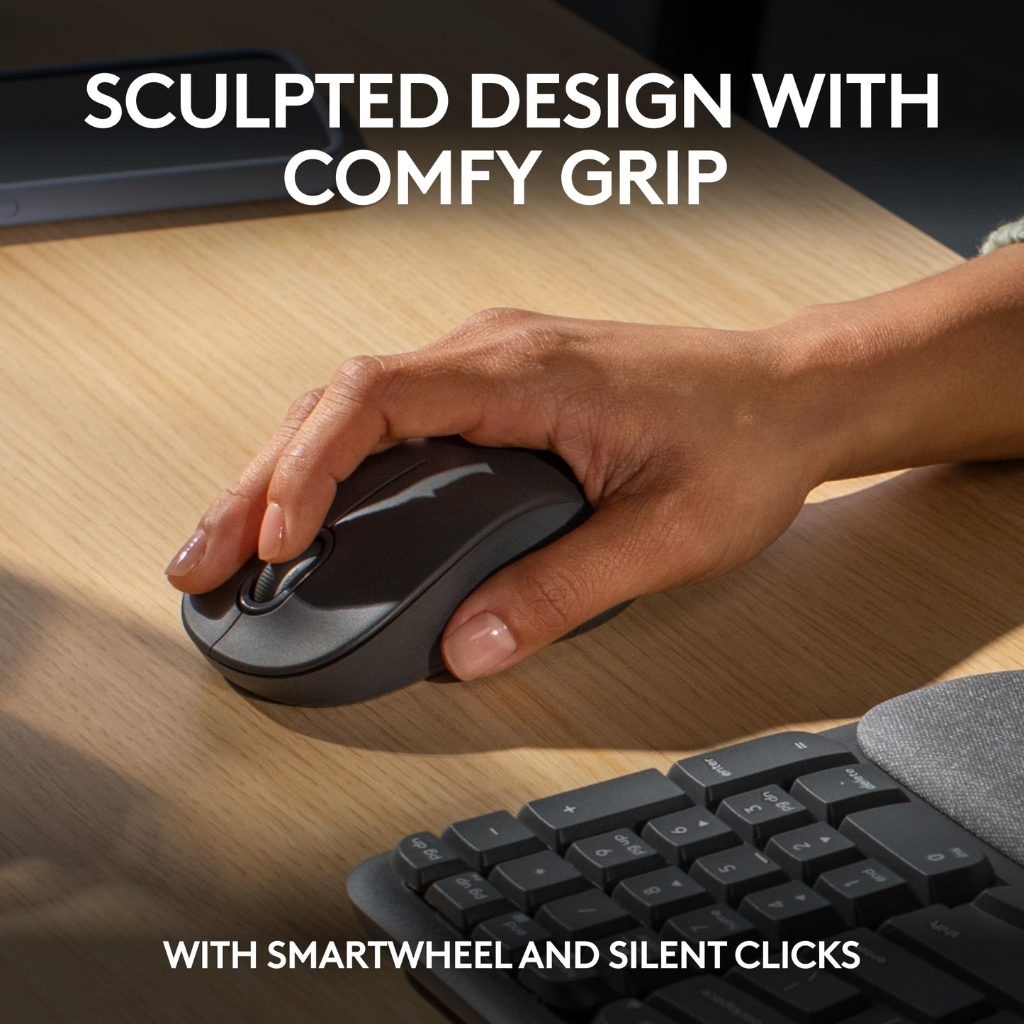 WaveEase Wireless Ergokey by Logitech