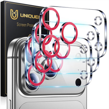 UniqueMe for 3 Pack iPhone 16 Pro/iPhone 16 Pro Max Camera Lens Protector