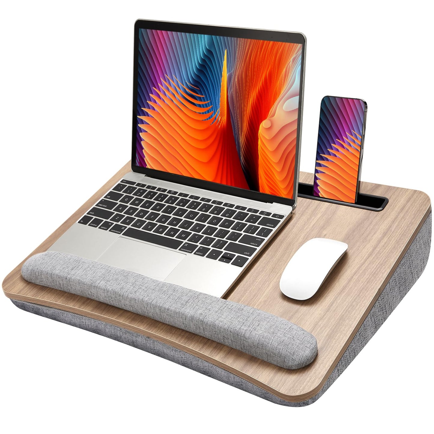 CushyLap Desk: Portable Laptop Stand & Storage