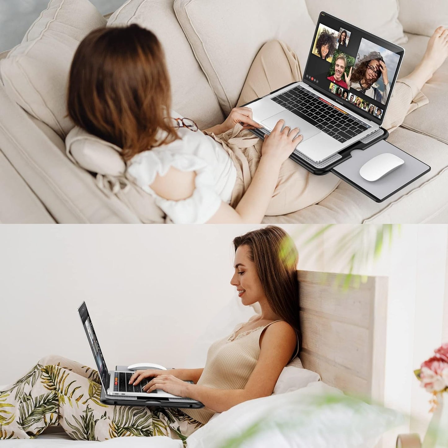 FlexiLap: Portable Laptop Desk with Mouse Tray