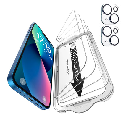iPhone 13 4-Pack Privacy Glass Shield - Military Grade - Small Enterprise