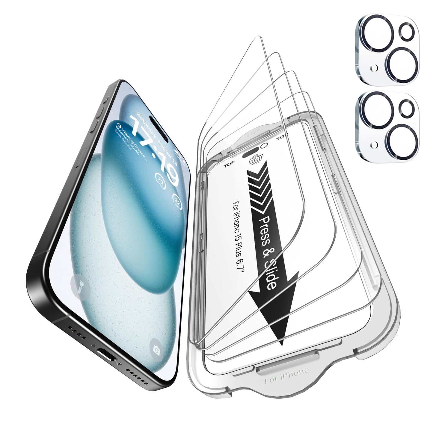iPhone 13 4-Pack Privacy Glass Shield - Military Grade - Small Enterprise