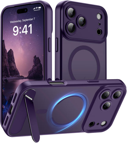 for Google Pixel 11/Pixel 11 Pro Case, Built-in Stand, Black