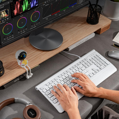 GlowType: Large Print 7-Color Backlit Keyboard