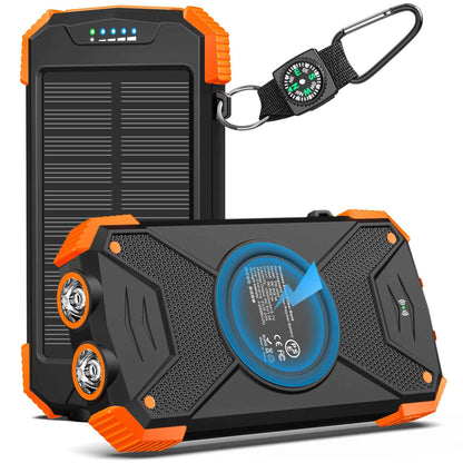 BLAVOR Solar Power Bank 10,000mAh Wireless Charger
