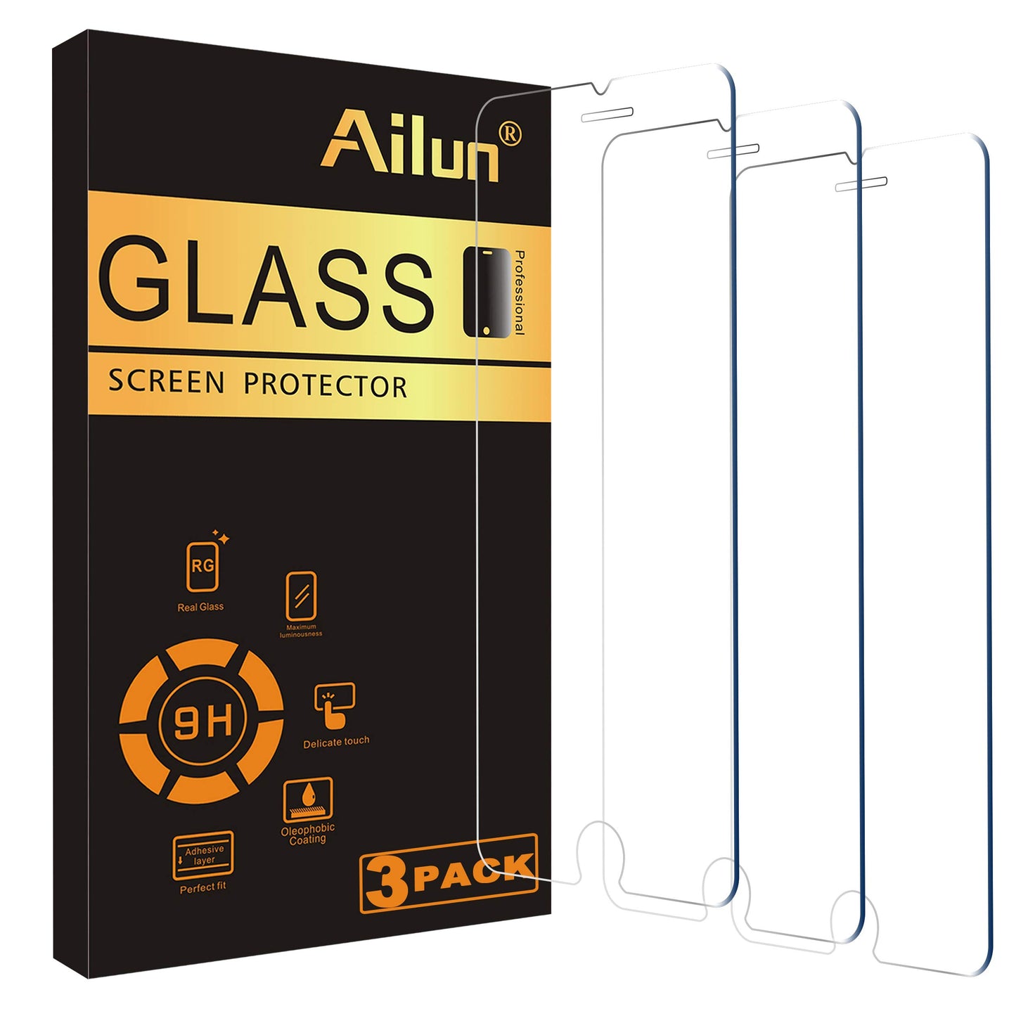 Ailun iPhone 16/15/15 Pro 6.1 Screen Protector 3-Pack