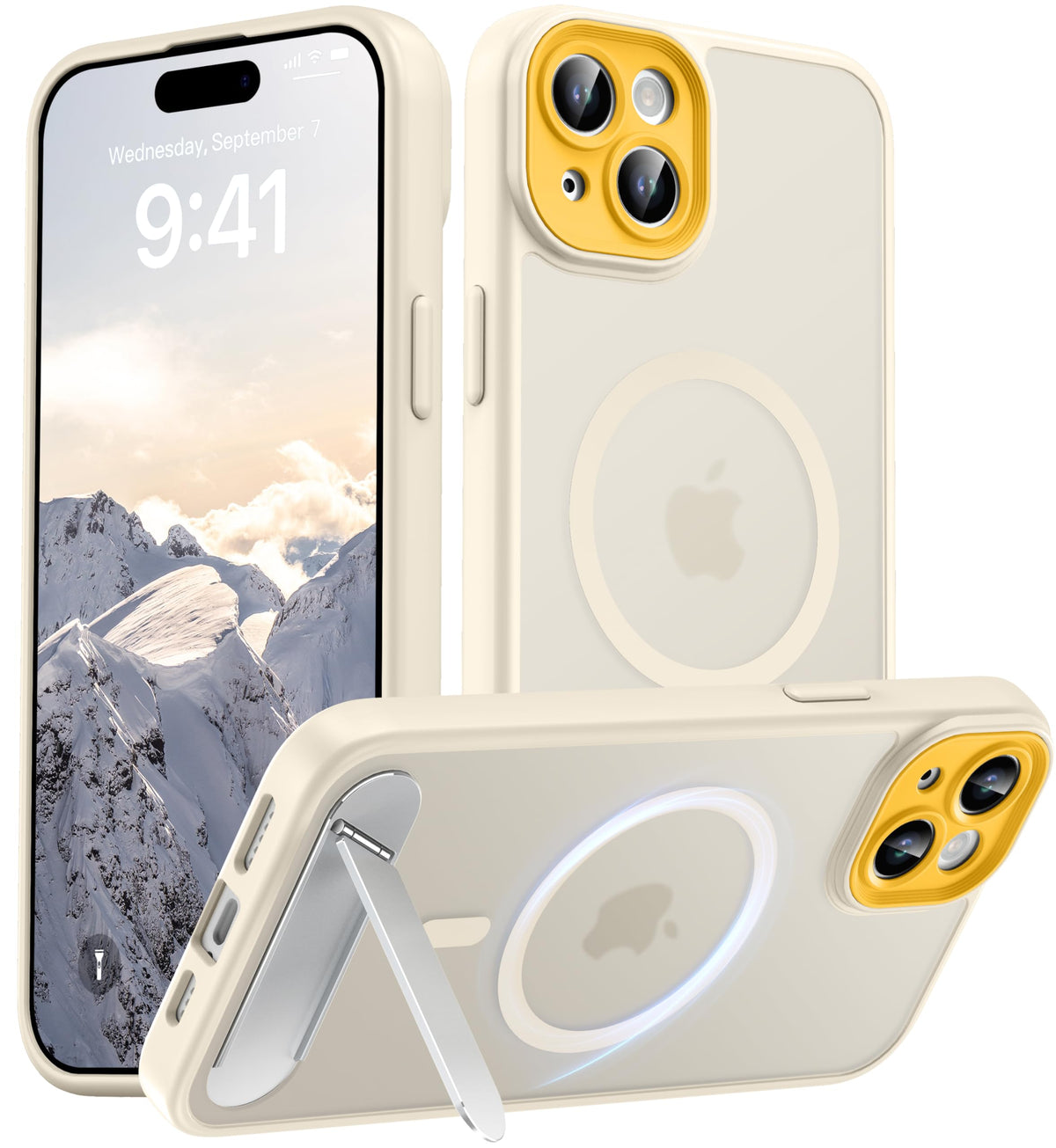 for Google Pixel 11/Pixel 11 Pro Case, Built-in Stand, Black