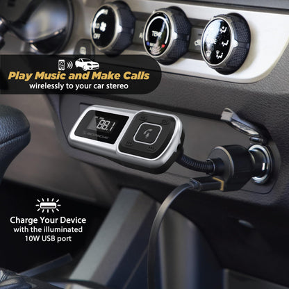 Scosche DriveConnect: Bluetooth FM & Dual USB Charger