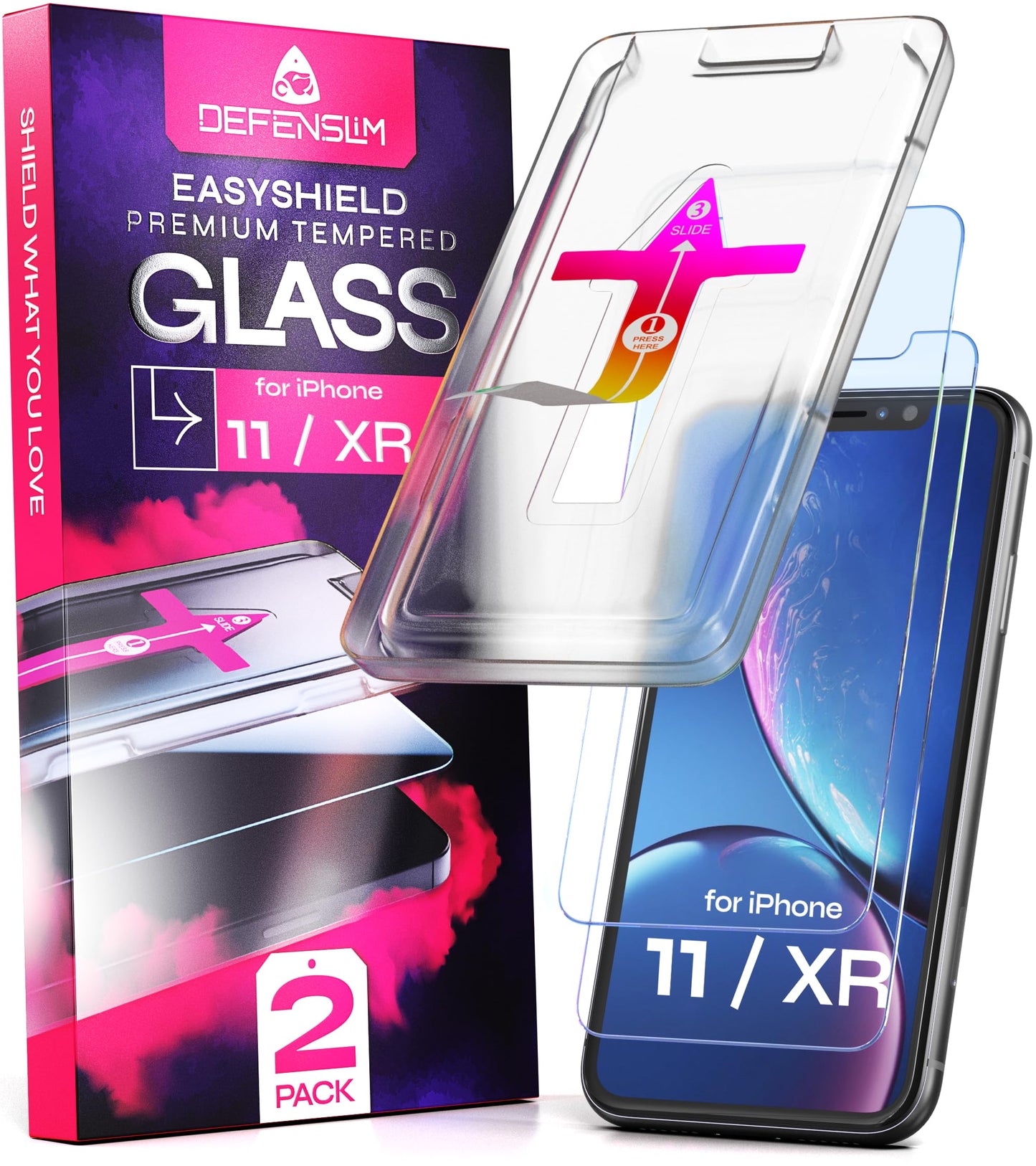 Defenslim iPhone 15 Pro Screen Protector 2-Pack