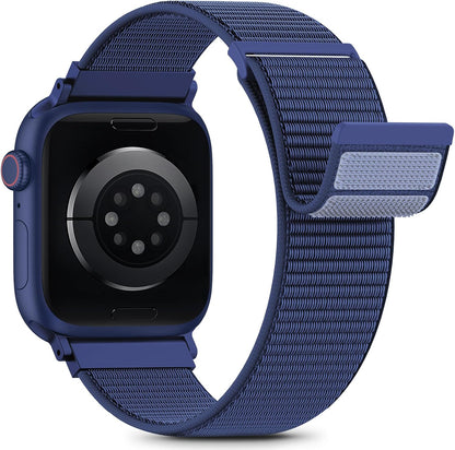 Nylon Loop Sport Band Compatible with Apple Watch Bands 44mm 45mm 46mm 49mm 42mm for Women Men, iWatch Wrist Straps for Ultra 3 2, Se, Series 11 10 9 8 7, Breathable, Soft Band Ideal for Outdoor