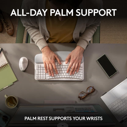 WaveEase Wireless Ergokey by Logitech