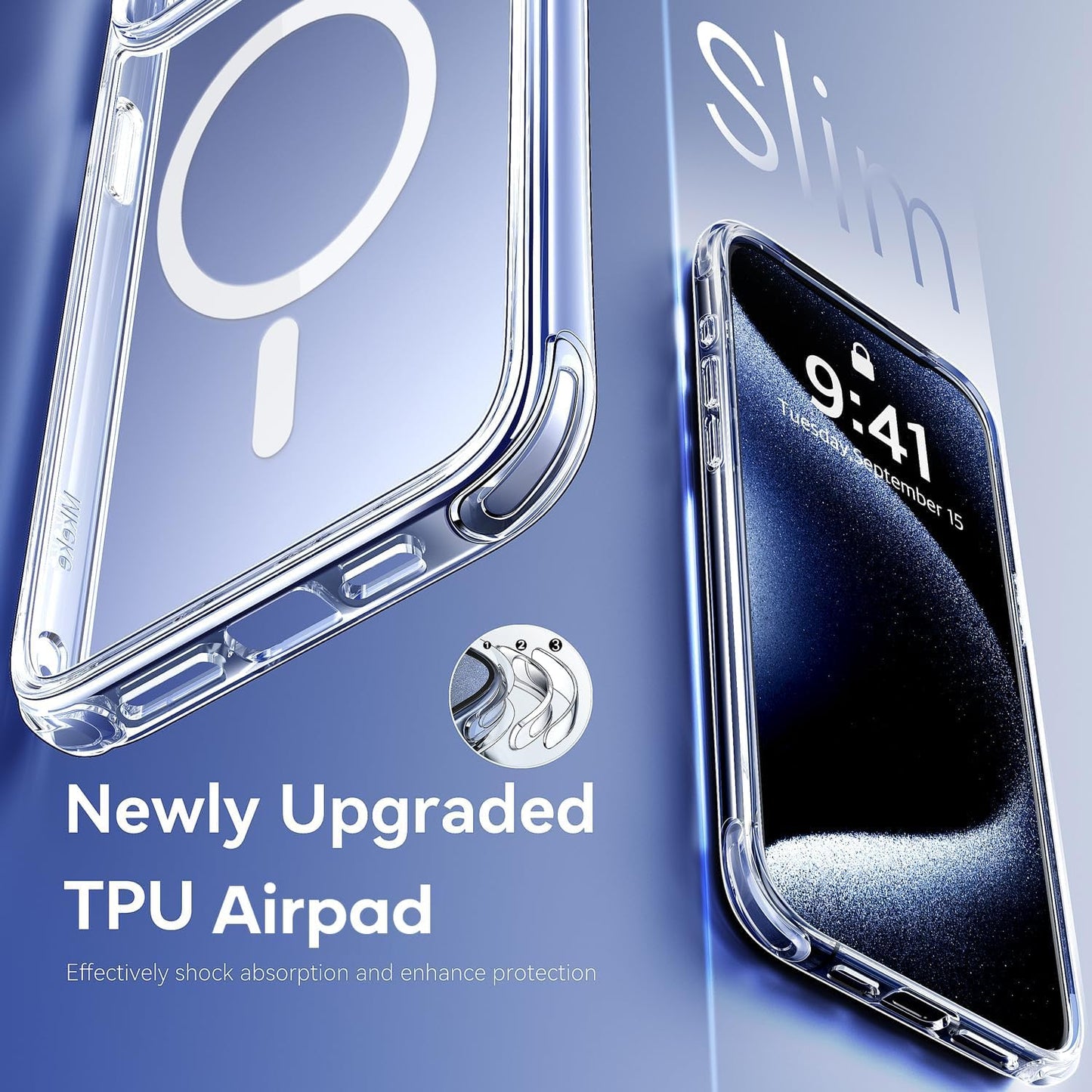 CrystalGuard i16: Clear, Tough, Anti-Yellowing Case