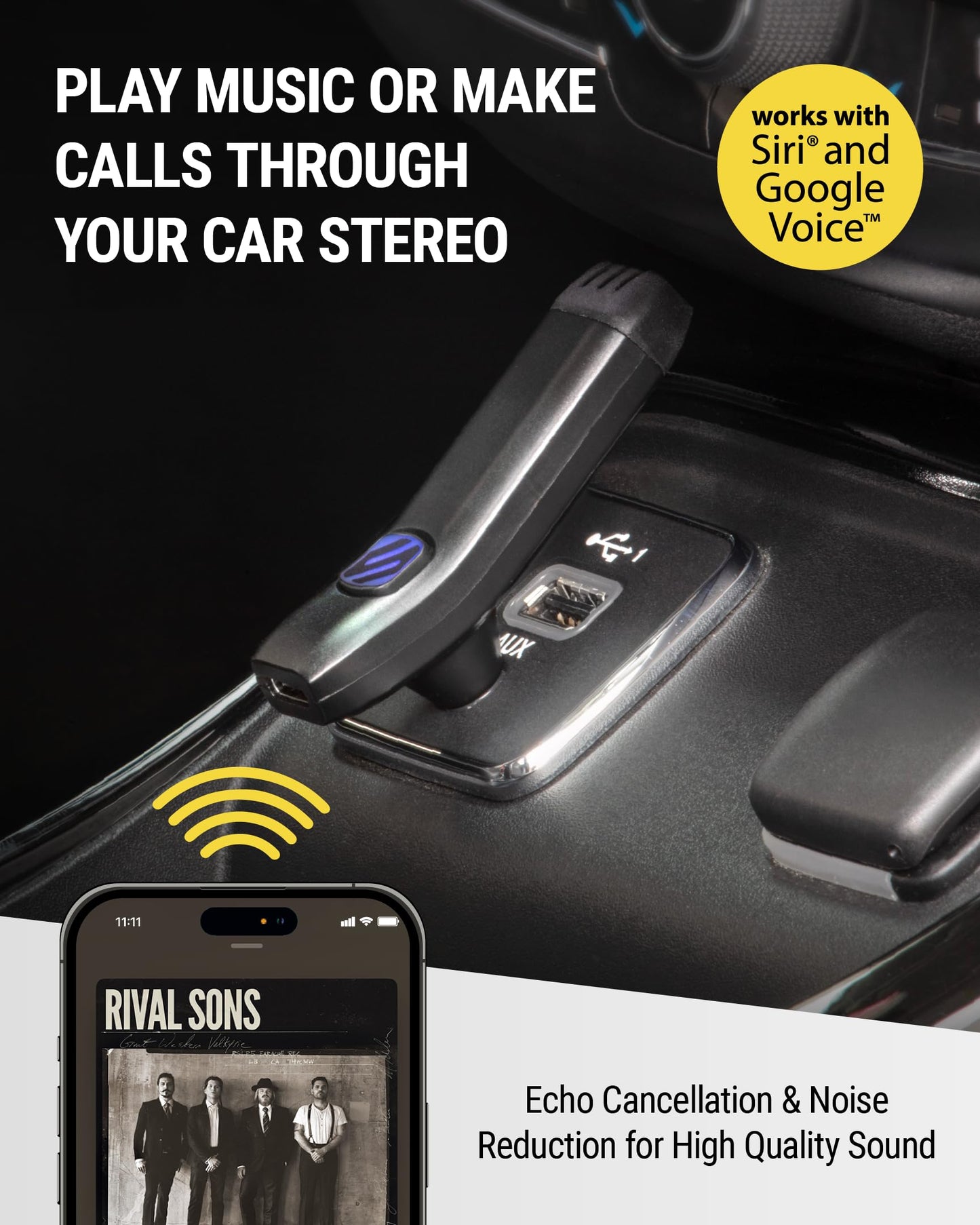 Scosche DriveConnect: Bluetooth FM & Dual USB Charger